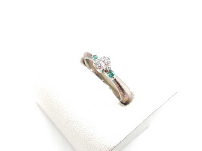 ダイヤモンド買取 リング K18×Pt900 ダイヤ0.26ct　 